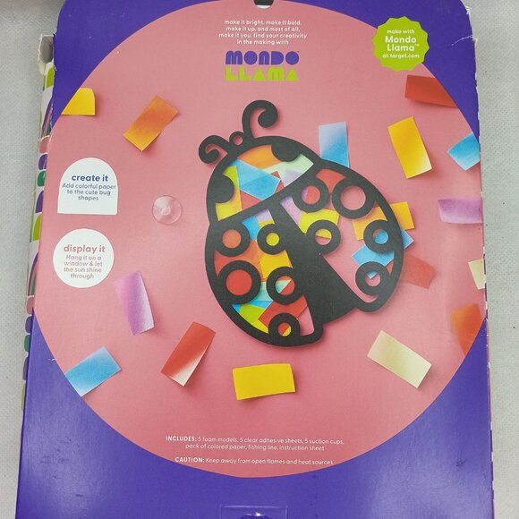 Mondo Llama Create Your Own Suncatcher's Kit for Creative Children- Ages 6+ new, - Picture 5 of 5